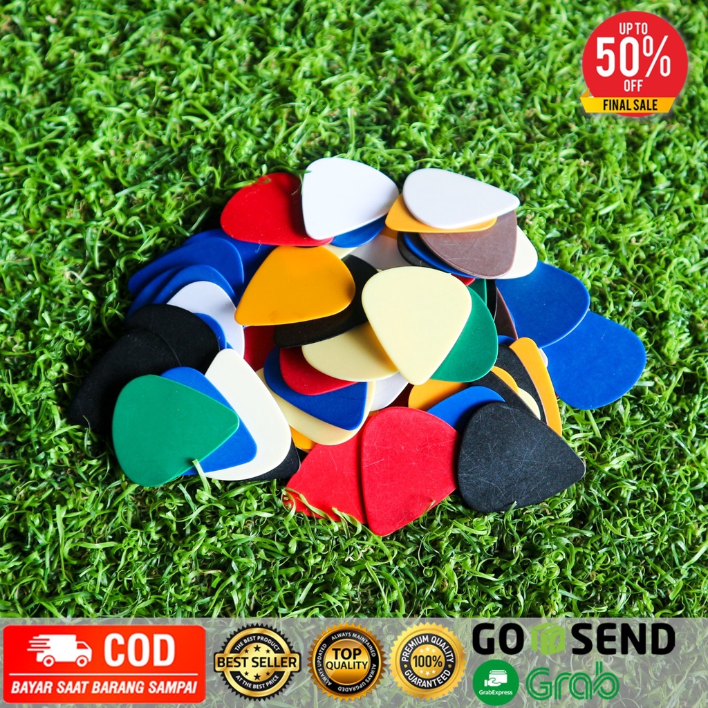 Pick ABS Random Polos Warna Warni 1 BOX isi 100
