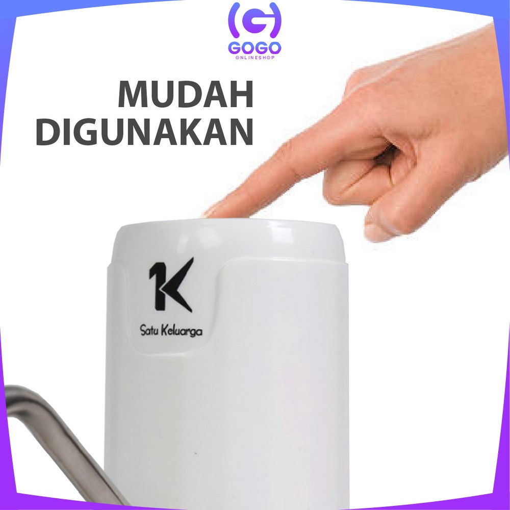 GOGO-C475 Pompa Galon Elektrik Dispenser Air Minum Gallon Recharge Gallon Pump / Dispenser Air Elektrik / Pompa Galon Elektrik Listrik USB Charger