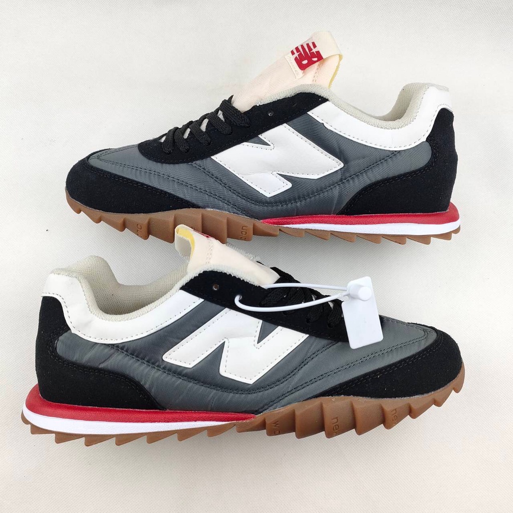 Sepatu Sneakers NB New Balance RC30 Black Grey Red White