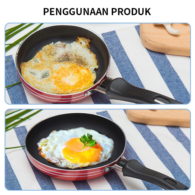 GM Bear Teflon Mini 16cm 1072 - Fry Pan Penggorengan Mini