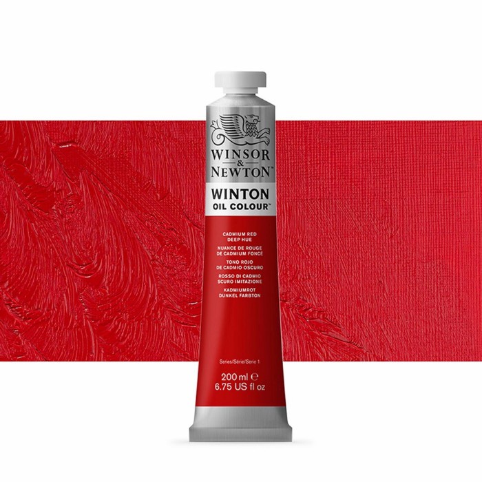 

Gilaa!!! Cat Minyak Winton Oil Colour 200 Ml Cadmium Red Deep Hue Winsor & Newt Trendi