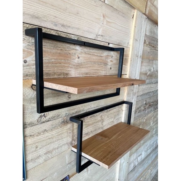 Ambalan dinding/ Rak ambalan besi/ Rak kayu/ ambalan kayu