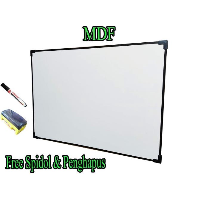 

Papan Tulis 60 x 80 cm Whiteboard Magnet dan Non Magnet