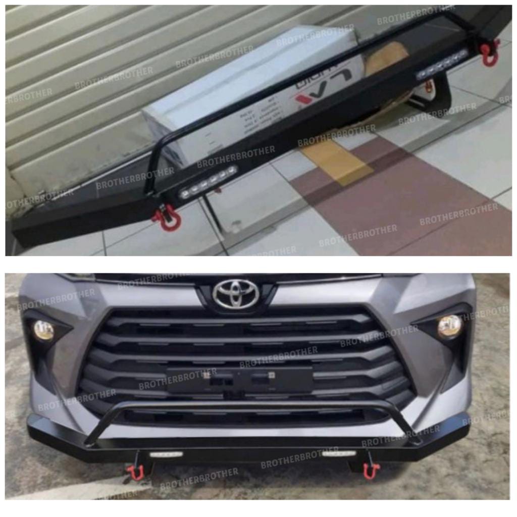 Tanduk Towing Bumper Depan Avanza Xenia Veloz 2021 2022 2023 UP ARB Lampu LED