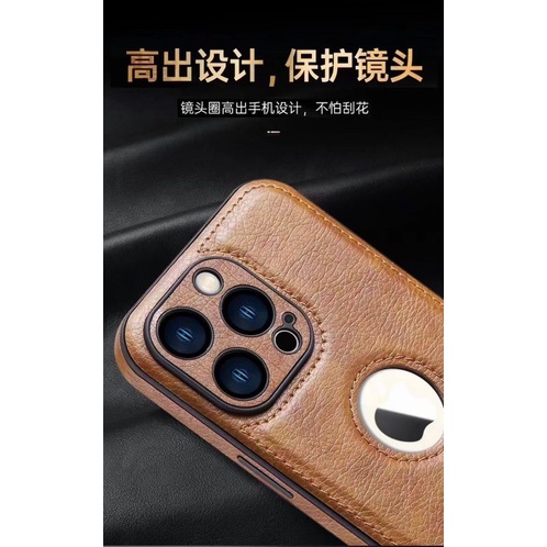 Case Kulit With Logo Tipe Khusus Iphone