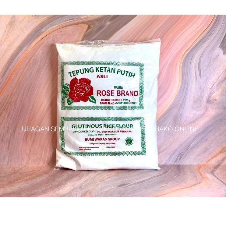 

Coded2D7p--Tepung Ketan Putih Rose Brand 500gr / glutinous rice flour / Rose Brand Tepung Ketan Putih
