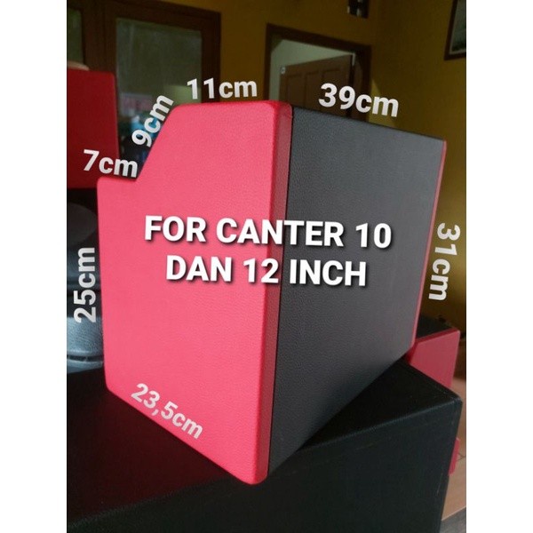 PROMO ONGKIR   LA-BCR BOX SUBWOOFER KHUSUS TRUCK CANTER WARNA HITAM MERAH UKURAN 12 INCHI DAN 10 INC