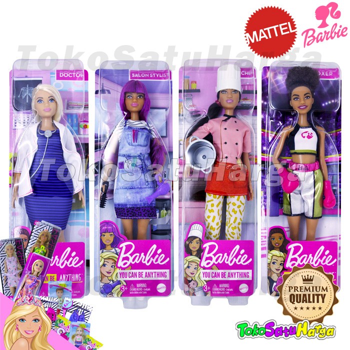 Mainan Anak Perempuan Boneka Barbie Profesi Eye Dokter Mata Ori Mattel