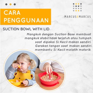 MARCUS &amp; MARCUS SUCTION BOWL WITH LID