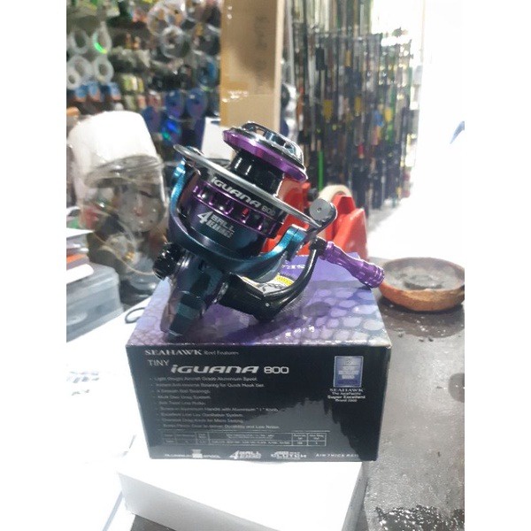 reel seahawk tiny iguana 800