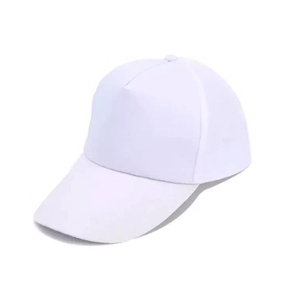 Topi Putih ~ Topi Pria Distro Baseball Putih Polos ~ Topi Pria Wanita