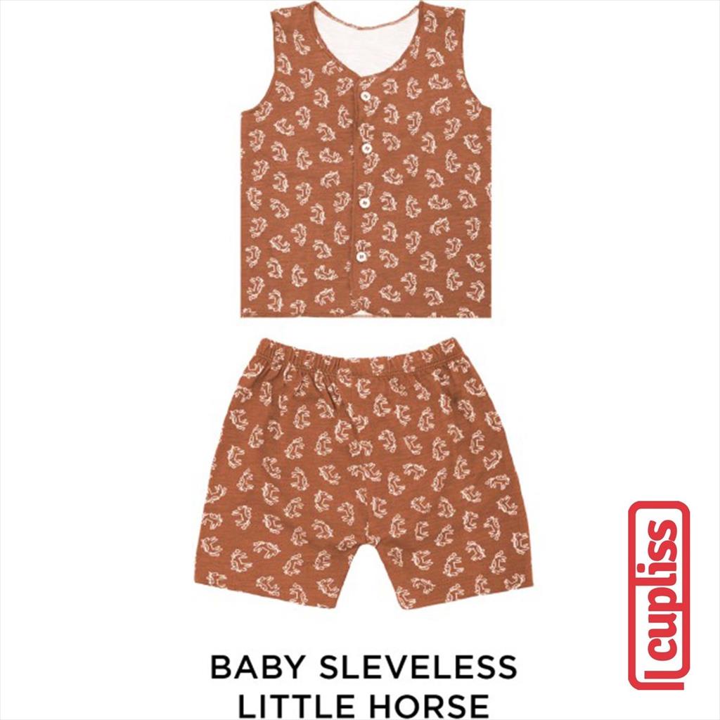 Little Horse Little Palmerhaus Little Wear Baby Sleeveless Set Bayi