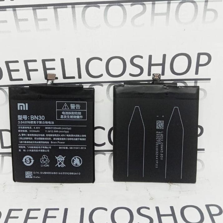 Harga lebay--Baterai Xiaomi Xiomi Redmi 4A Redmi 4 A BN30 BN 30 Ori Oem Double Power Ori Batrai Batr