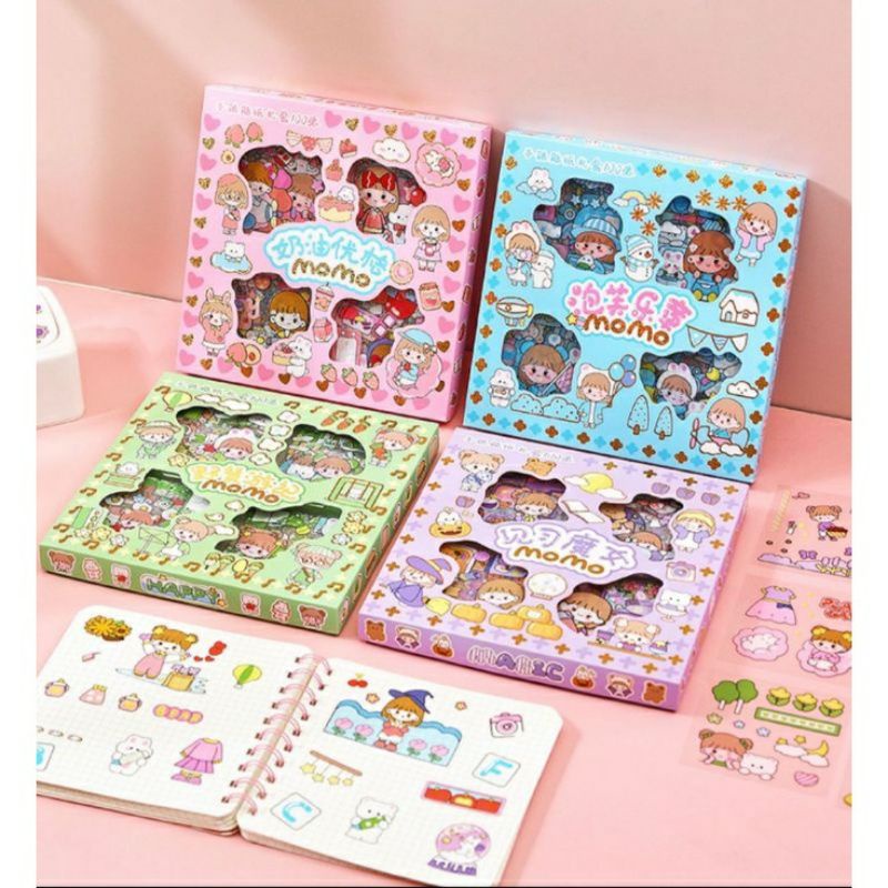 

MIX 100 Lembar Stiker box besar // Stiker Waterproof Sticker Tumblr Lucu Kartun Korea Dekorasi Hiasan