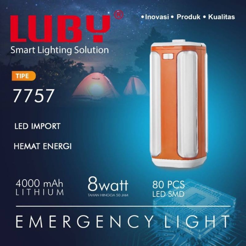 Luby Emergency L-7757 Original Super Terang