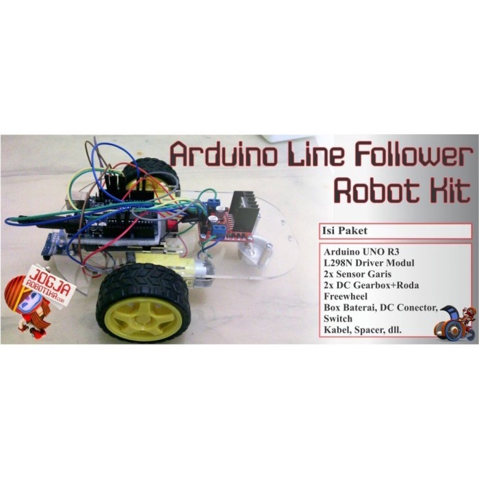 Arduino Line Follower Robot Kit (DIRAKIT)