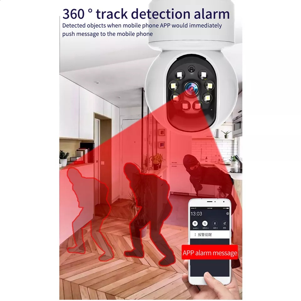IP Camera WIFI CCTV V380 Smart Wifi Kamera HD1080P Wireless IP Kamera APP Control &amp; Memory Card