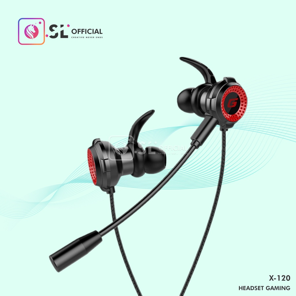 Headset Gaming Dual Microphone Megabass