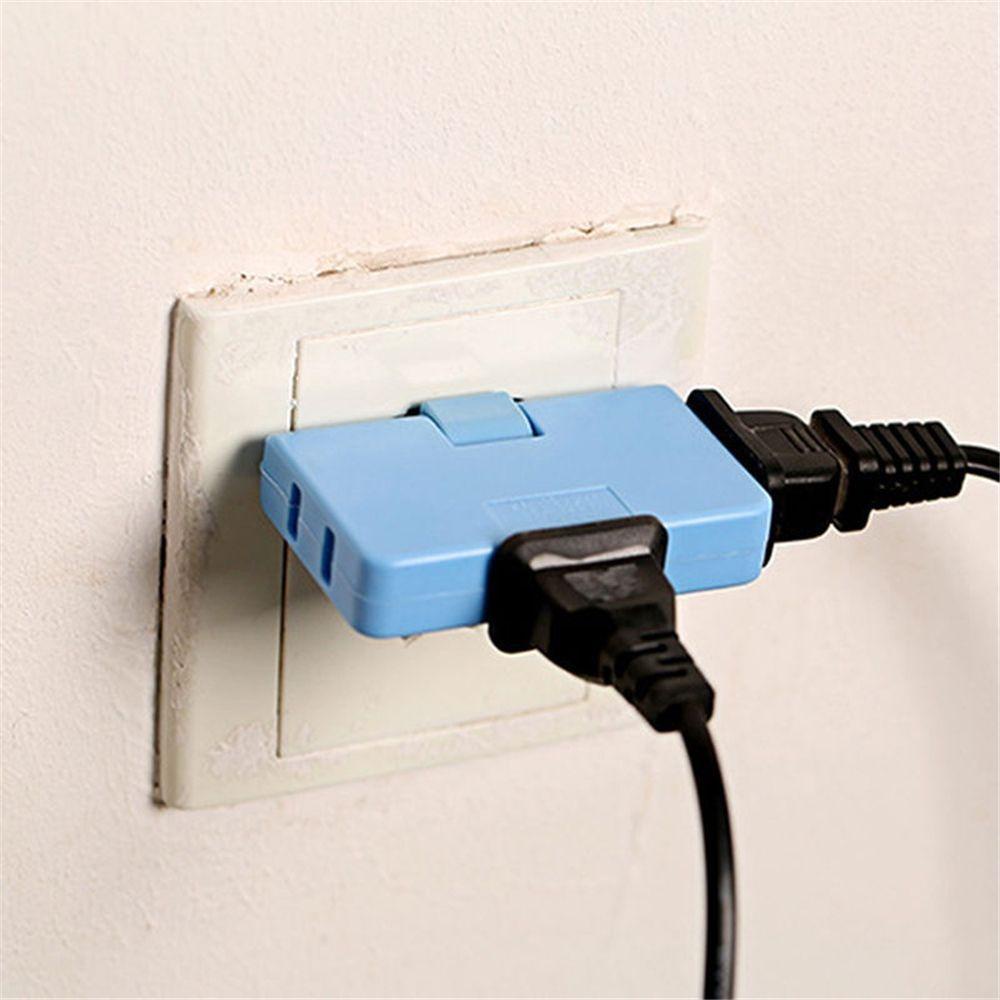 AUGUSTINA Colokan Listrik Creative High Quality Wall 3stop Kontak 2cabang US Plug Adapter