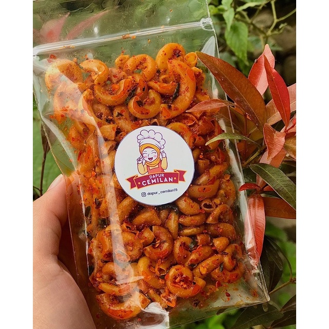 

Macroni Pedas dapur cemilan level 1,2,3
