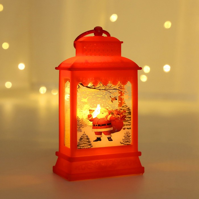 New Lentera Natal Souvenir Christmas Santa Kado Lampu Tidur LC 1883 HARGA GROSIR