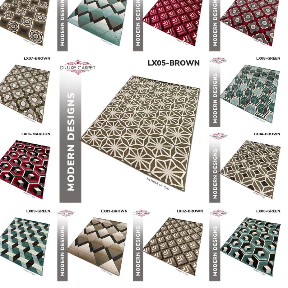 ➧8h Diskon Promo❋ [DLUXE CARPET] KARPET MAROC LIMITED EDITION PEACH SALEM, MOCCA DAN ROSE PINK UK. 1