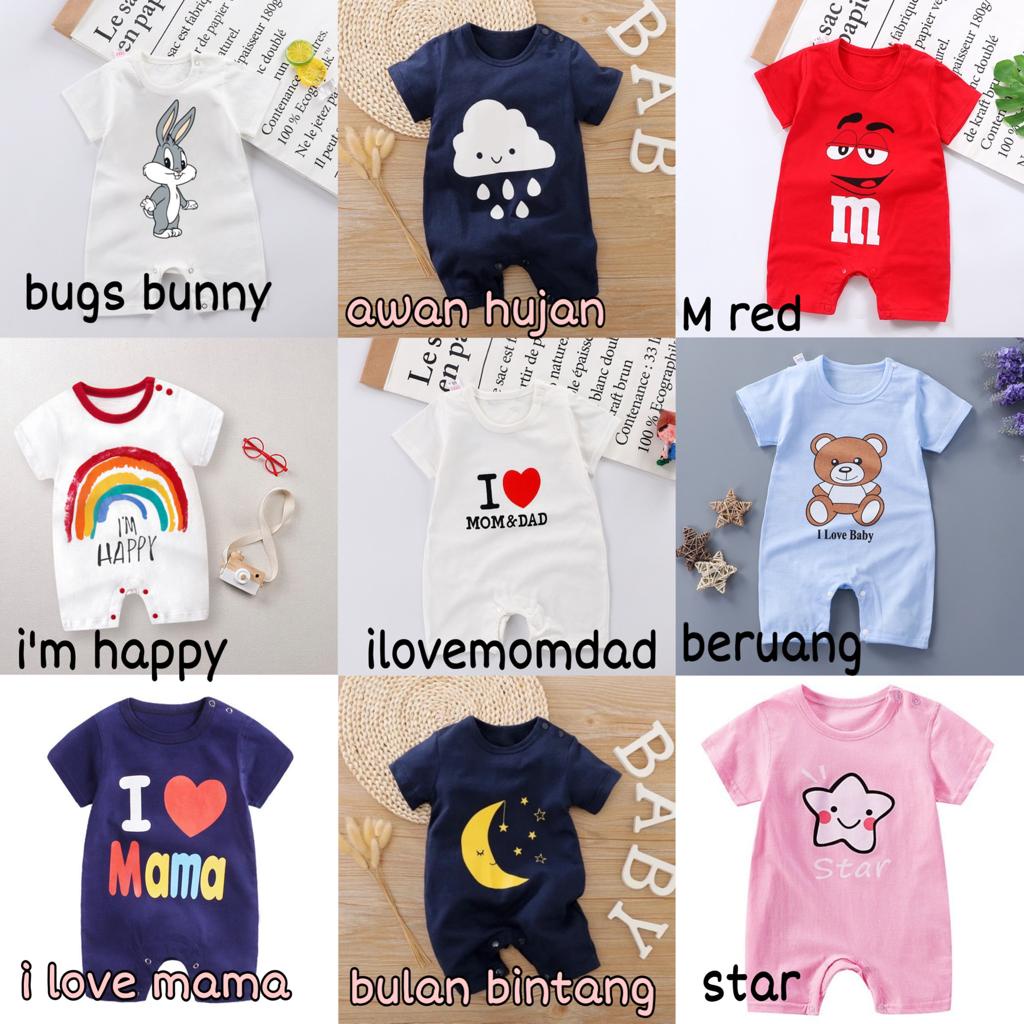 Romper Bayi Import Laki laki Perempuan