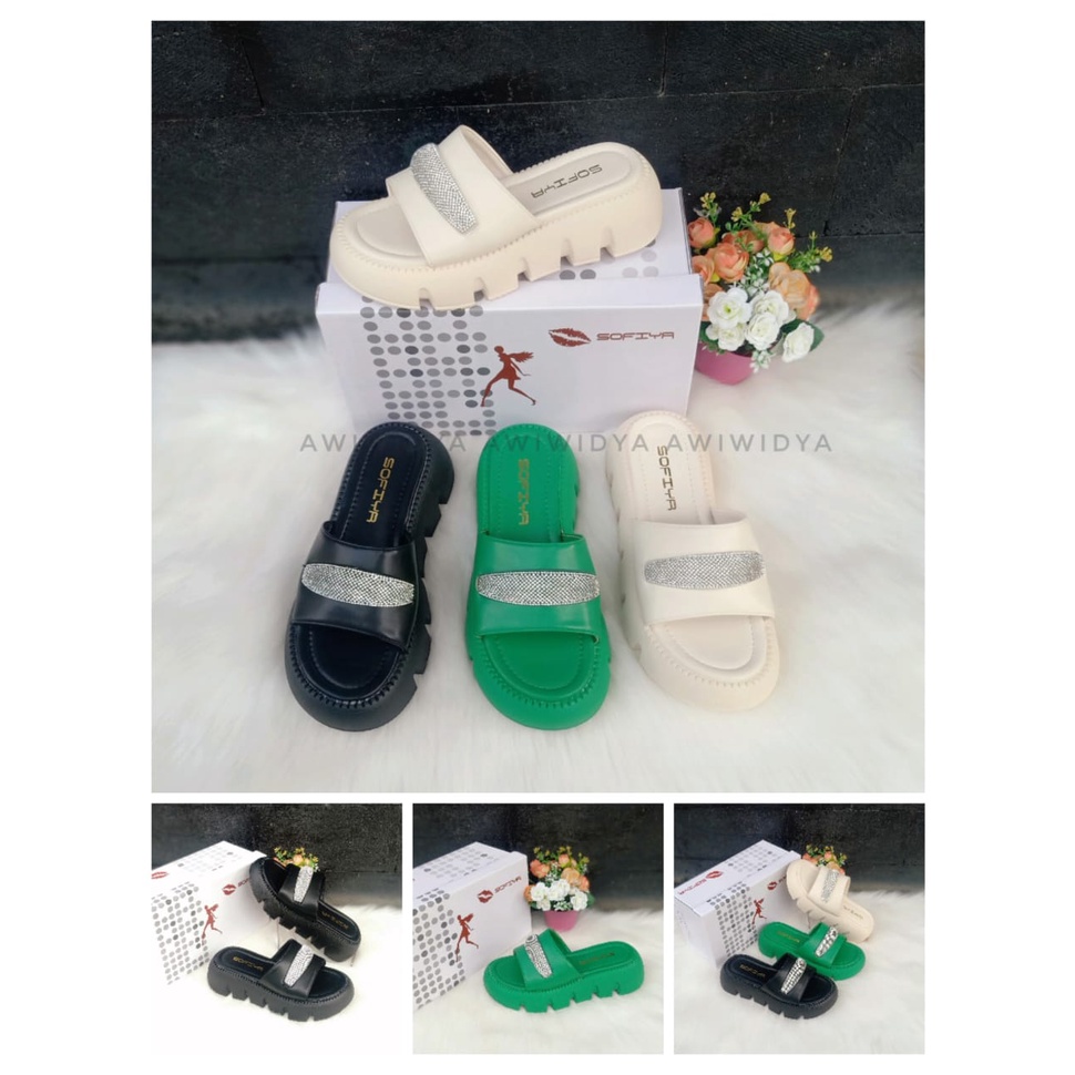 SANDAL WEDGES SOFIYA 1922-5/SANDAL WEDGES MODEL TERBARU/SANDAL SOFIYA ORIGINAL