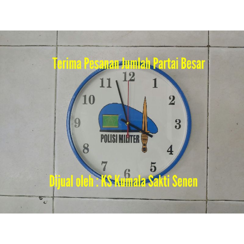 Grosir Murah Jam Dinding PM Polisi Militer Kualitas Exclusive