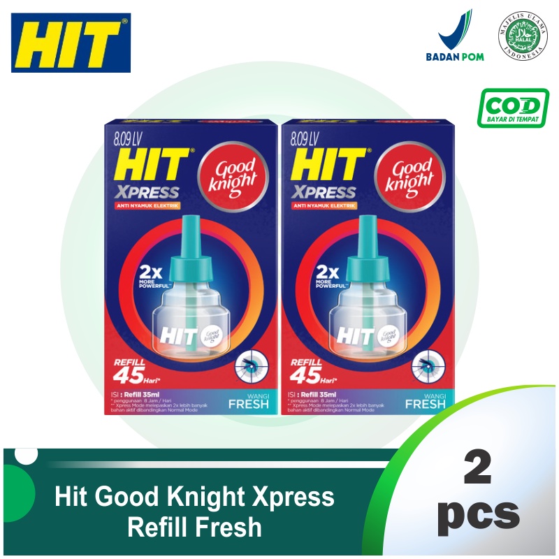 HIT Expert Refill 45 malam isi 2x35 mL - Fresh