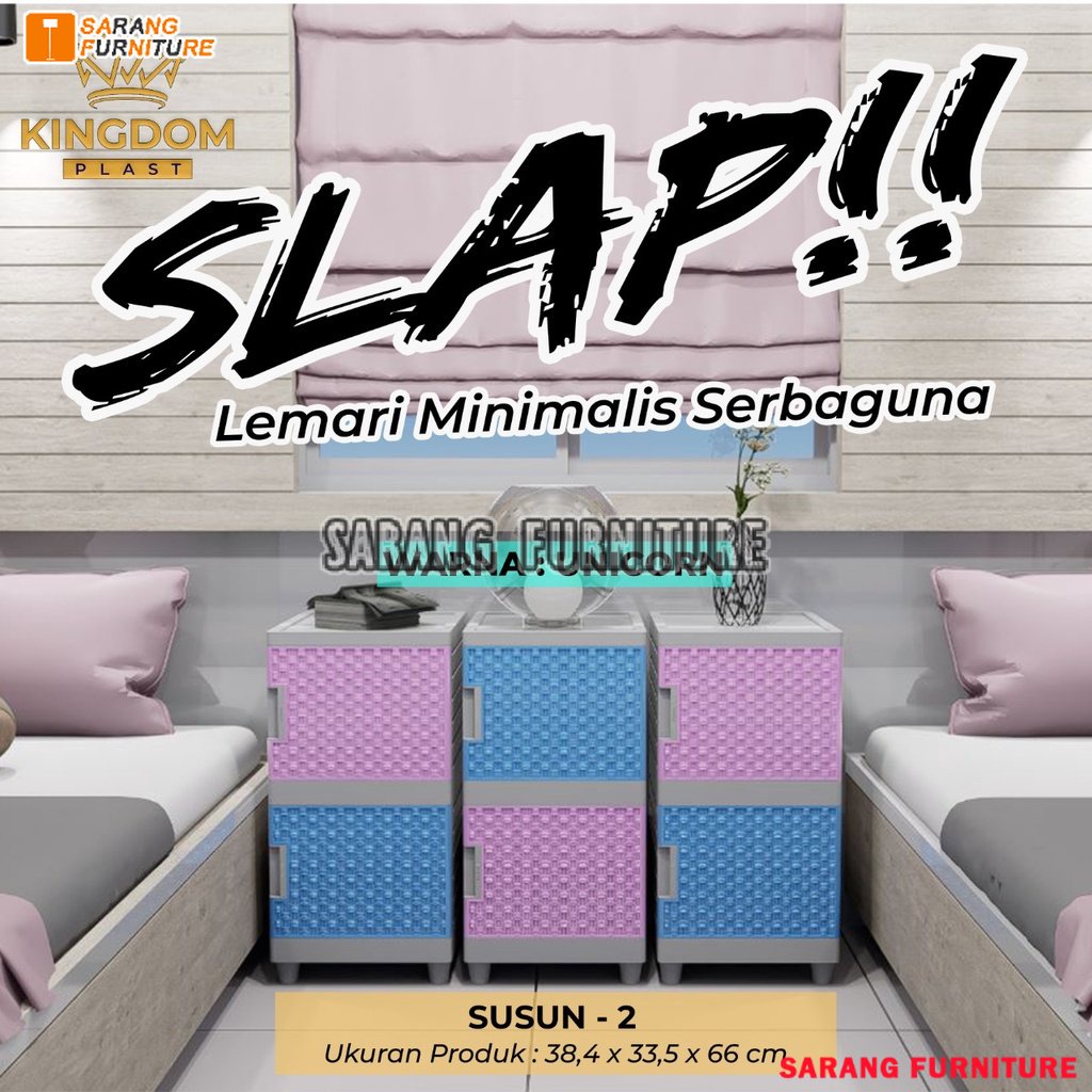 LEMARI PAKAIAN MINIMALIS KINGDOM SLAP!! KINGDOM SLAP SUSUN LEMARI PLASTIK LEMARI BAJU LEMARI ROTAN LEMARI COD