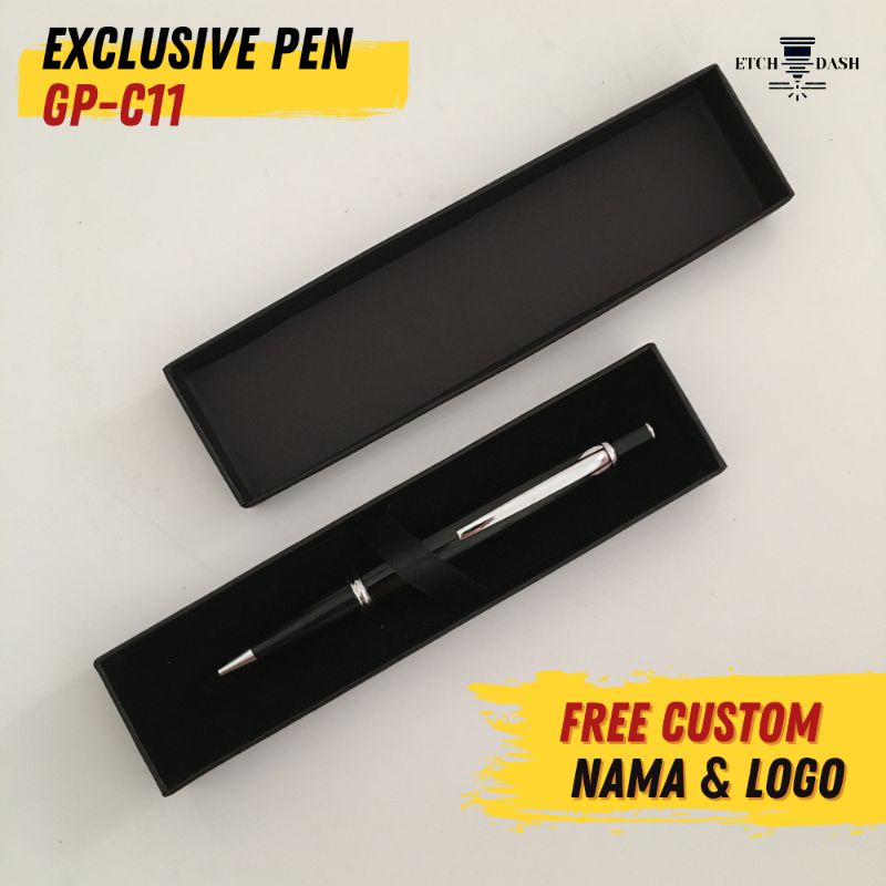

Pulpen Custom Souvenir Merchandise Free Custom Nama Dan Box - Exclusive Pen GP-C11