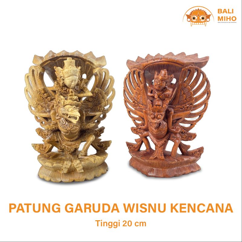 Patung Garuda Wisnu Kencana Kayu - Patung Garuda - Patung Kayu - Garuda Kayu - Dekorasi Garuda