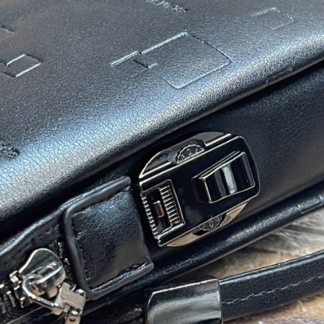 Handbag Clutch Braun Buffel Tas Tangan Lock Kunci Pria_Wanita Kulit Premium Import