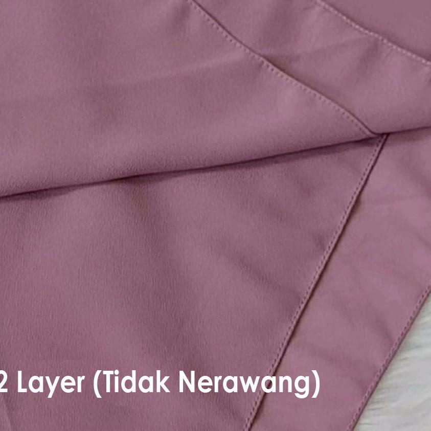 Bestseller IQD Segi Empat Instan Malaysia Melayu Malay Ikat Tali Ceruty BabyDoll Premium Segiempat S
