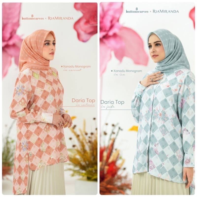 Daria Top Ria Miranda x Buttonscarves