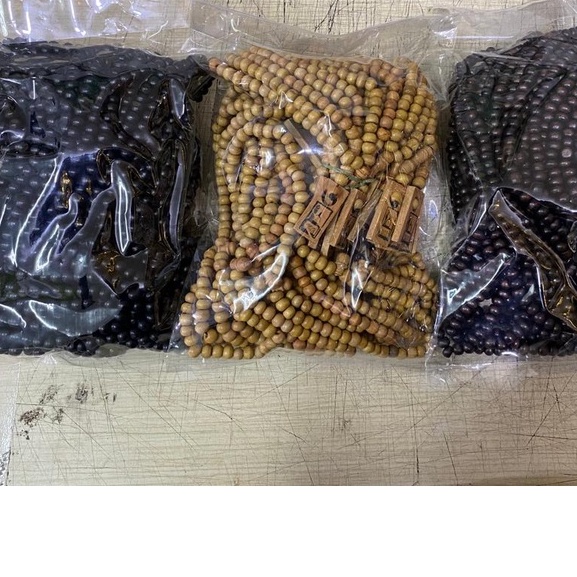 Tasbih Kayu 99 per kodi ( 20pcs)// souvenir oleh oleh haji dam umroh