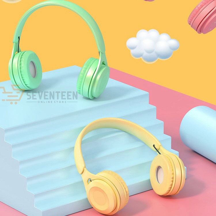 SEVENTEEN HEADPHONE BLUETOOTH P47 Y08 GAMING MUSIC HEADPHONE BANDO LIPAT SUPER EXTRA BASS 5.0 AUDIO GAMING MUSIC HEADPHONE GAME GAMING STUDIO