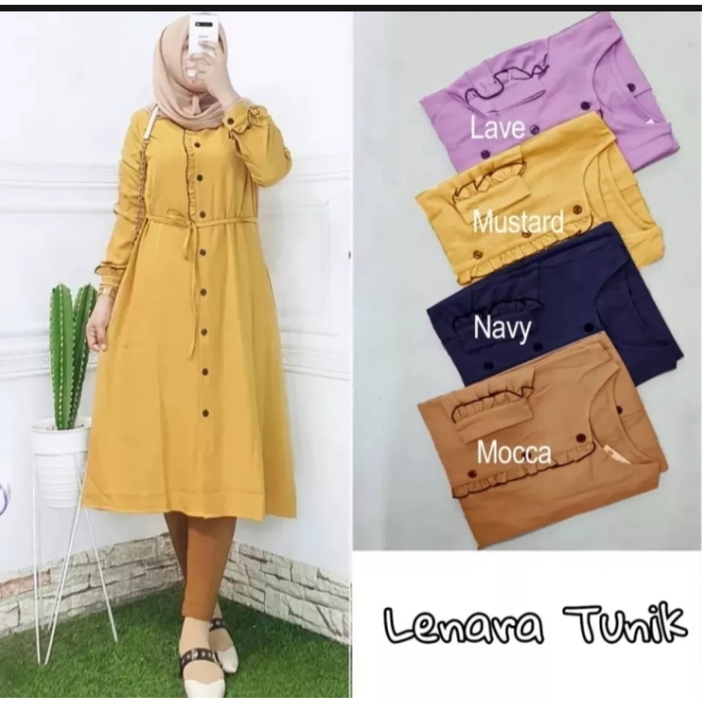 Baju tunik terbaru/tunik lenara/tunik wanita