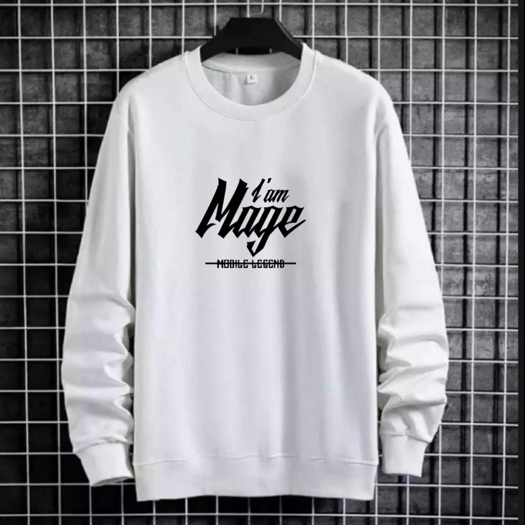 PAKAIAN PRIA/ BAJU UNISEX LENGAN PANJANG I AM MAGE MOBILE LEGEND/FASHION PRIA/KUALITAS BAJU BAGUS/BAJU MURAH