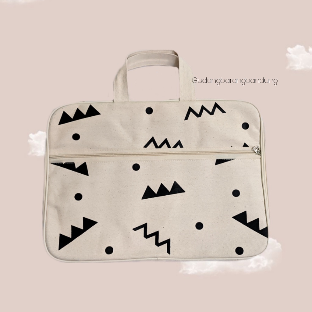 Sleeve Laptop Wanita Kanvas 15,6 inch dengan Desain Rinjani: Perlindungan dan Gaya yang Elegan