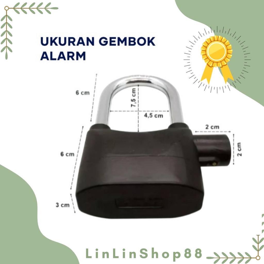 Gembok Alarm Motor Original / Gembok Anti Maling Original