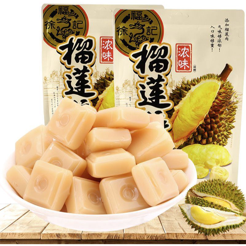 Permen Durian 徐福记榴莲糖水果味 216g