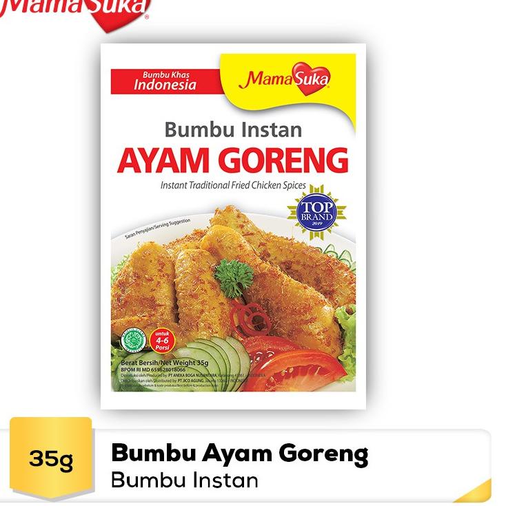 

Lagi Promo--[Bundling] MamaSuka Bumbu Ayam Goreng 35 gr Family Pack