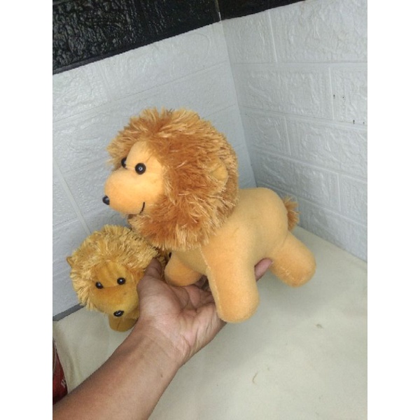 BONEKA SINGA LUCU UKURAN S