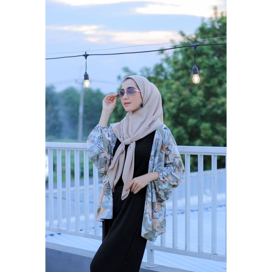 Kiyowo outer oversize - cardigan rayon uniqlo wanita