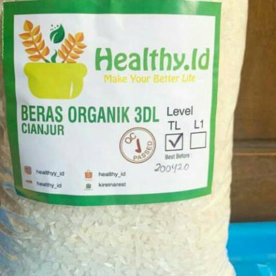 

FREE ONGKIR!Beras Organik Pandan Wangi 3DL Cianjur 5KG - Beras Sehat - MPASI|SQ3