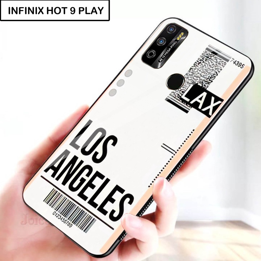 Softcase Kaca For INFINIX HOT 9 PLAY - Case Handphone INFINIX HOT 9 PLAY [T62].