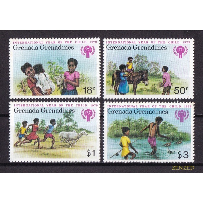 

0530 Perangko Grenada Grenadines 1979 Intl Year of The Child 4v Mnh