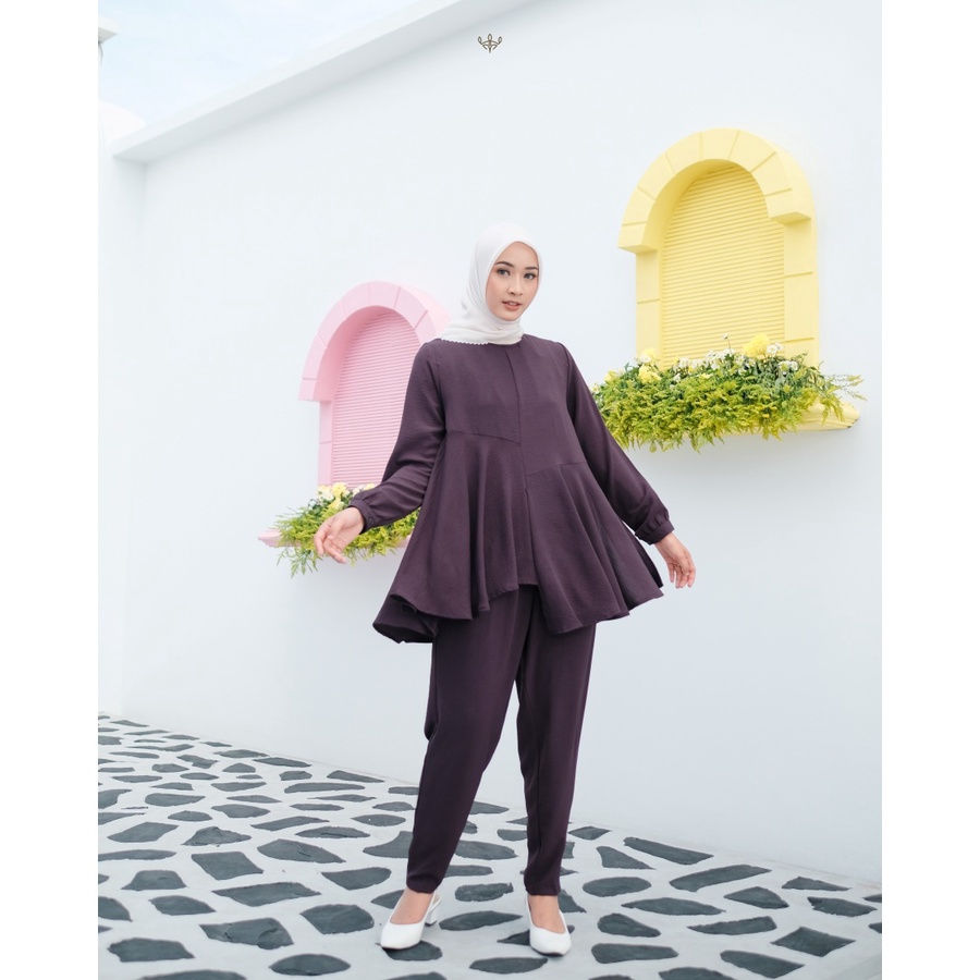 Wimi.id Zeline One Set | Baju Ibu Hamil dan Menyusui